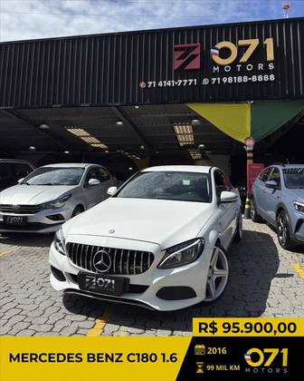 MERCEDES-BENZ C 180 1.6 CGI 16V TURBO FLEX 4P AUTOMÁTICO MERCEDES-BENZ C 180 1.6 CGI 16V TURBO FLEX 4P AUTOMÁTICO